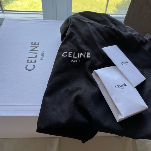 EMT 700 CELINE SNEAKERS WITH WEDGE OUTSOLE IN CALFSKIN OPTIC WHITE / BLACK - Picture 5 of 5
